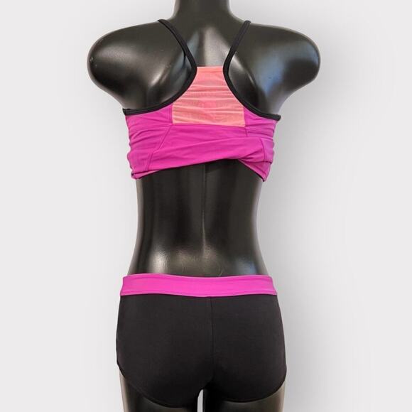 Nike RARE Womens sz S Athletic Set Booty Shorts & Racerback Tank Sport Matching - Picture 5 of 12